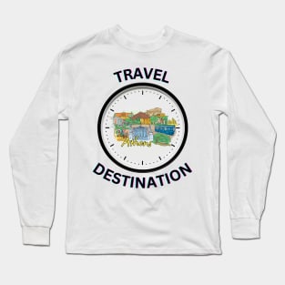 Travel to Athens Long Sleeve T-Shirt